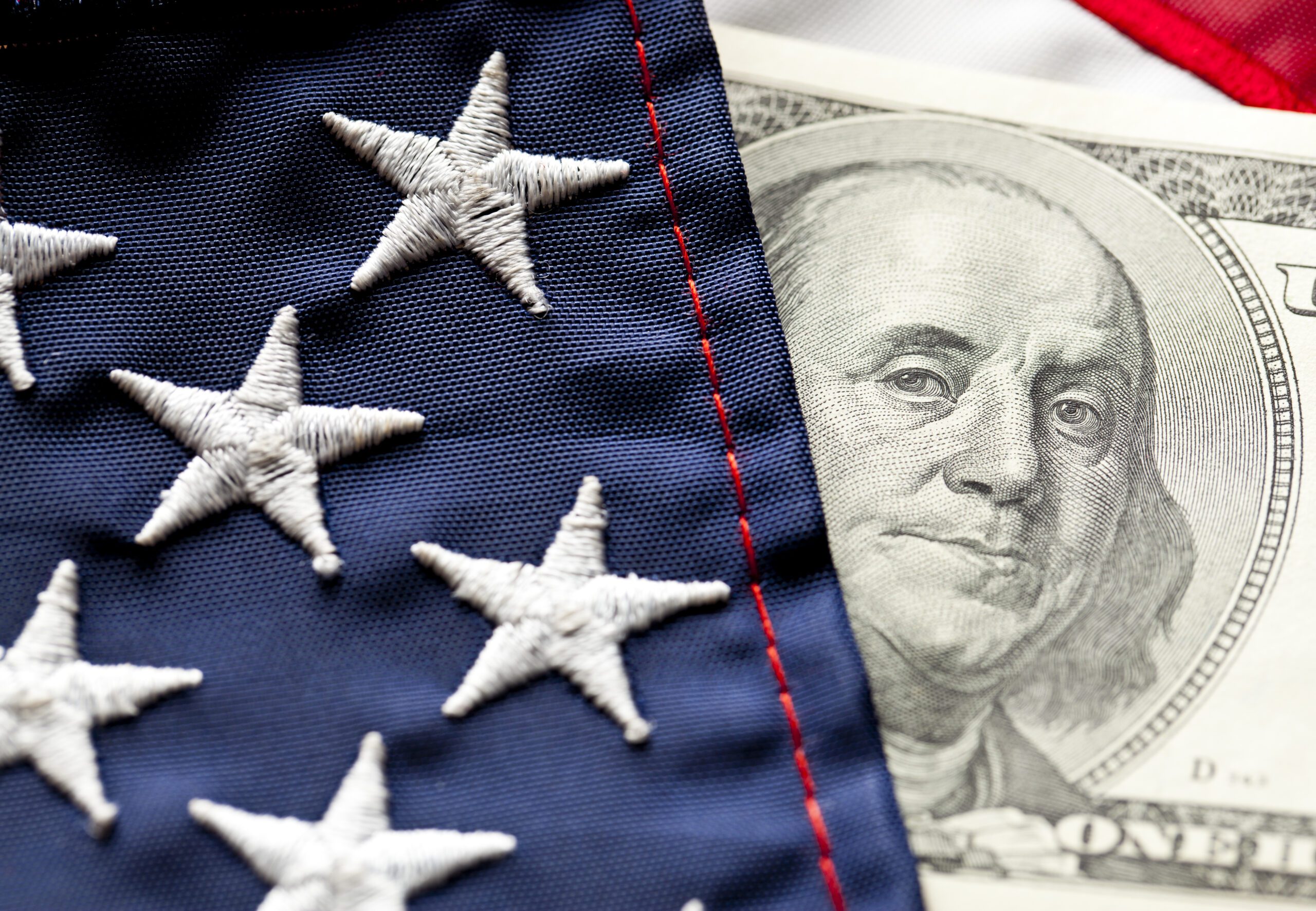 Money and Flag